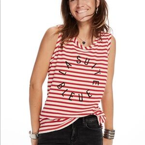Scotch & Soda Striped Appliquz Top S